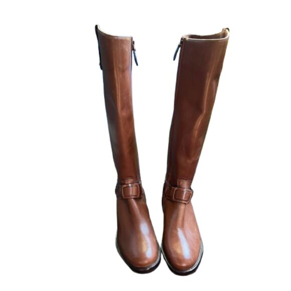 NEW Tory Burch Women's Colton Leather Riding Boots Size 5M - Picture 7 of 10
